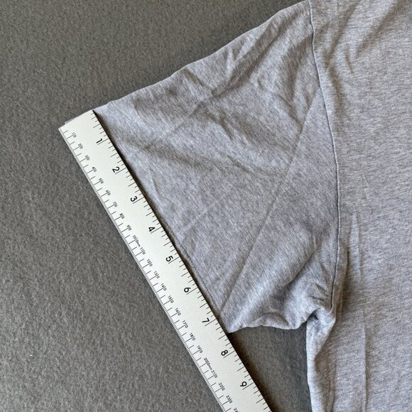 Vintage Carhartt Mens T-shirt Streetwear Center Spell Out Purple Gray Large Y2K - Picture 10 of 12